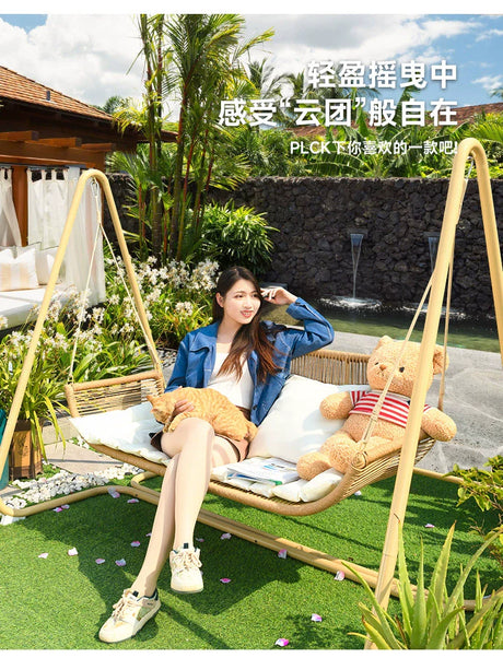 MOJIA Fiore Indoor Hanging Swing Chair for Ultimate Comfort from MOJIA