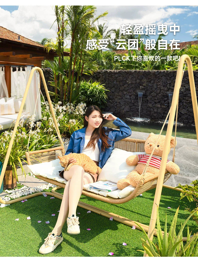 MOJIA Fiore Indoor Hanging Swing Chair for Ultimate Comfort from MOJIA