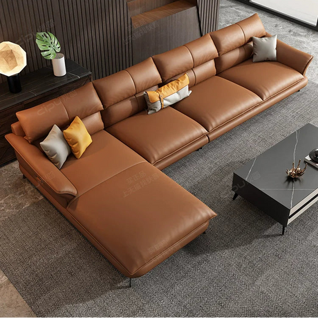 DIPU Karla Modern Cowhide Sofa from DIPU