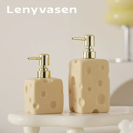 LENYVASEN Soren Shampoo Ceramic Container from LENYVASEN