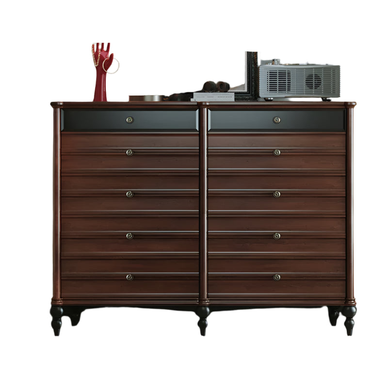 LINYUE Noelle French Solid Wood Eight-Drawer Sideboard from LINYUE