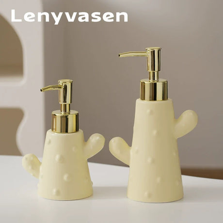 LENYVASEN Iris Ceramic Shower Gel Bottle from LENYVASEN