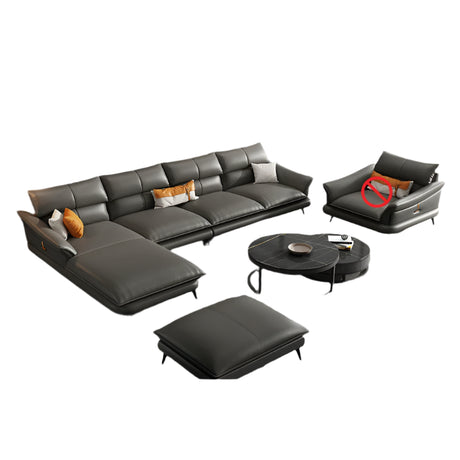 DIPU Karla Modern Cowhide Sofa from DIPU