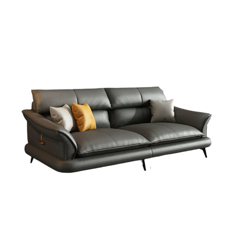 DIPU Hugh Minimalist Leather Modern Sofa from DIPU
