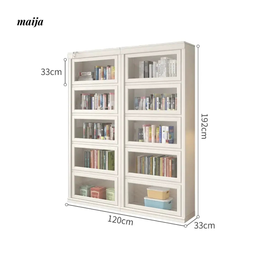 MEIHOUSE Dust-Proof Bookcase Glass Door Standing Cabinet from MEIHOUSE