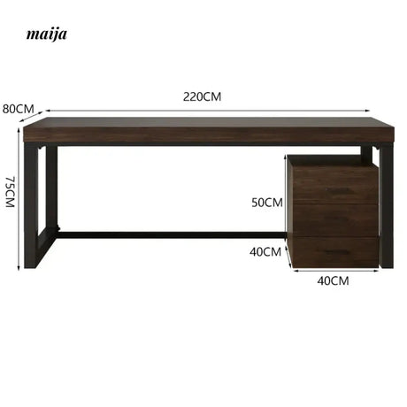 SUNX Minimalist Solid Wood Office Desk from SUNX