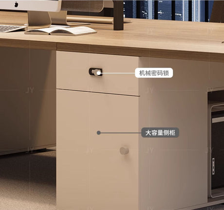 MUTINI Kira Elegant Simple Six-Person Workstation Desk from MUTINI