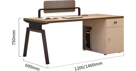 MUTINI Kira Elegant Simple Six-Person Workstation Desk from MUTINI