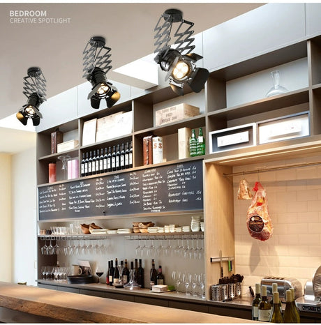 MODENG Spotlight Industrial Retro Ceiling Bar Light from MODENG