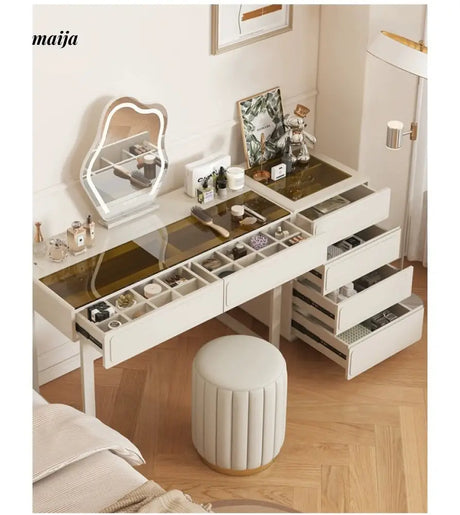 Mercado Tinted Glass Dressing Table from MODENG