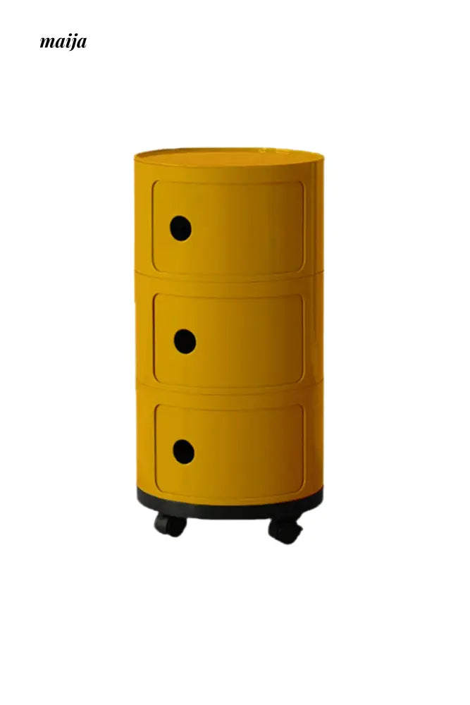 PUMPKIN BOX Round Minimalist Bedside Table from PUMPKIN BOX