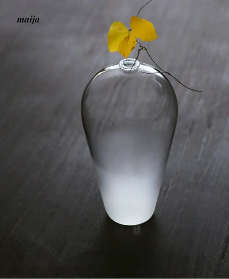 JOTO Japanese Zen Glass Vase Small Wabi Sabi Decoration from JOTO