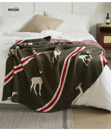 MAN YUE HOME Plush Knitted Sofa Duvet for Sleep from MAN YUE HOME
