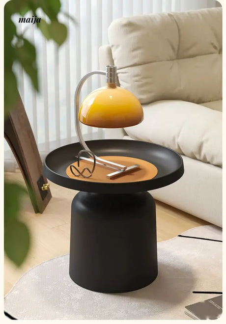 PUMPKIN BOX Nordic Iron Art Bedside Table from PUMPKIN BOX