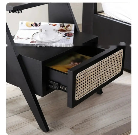 RATTAN CRAFTSMAN Bedside Storage System from RATTAN CRAFTSMAN