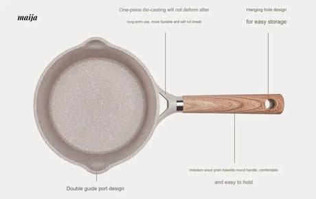 CAROTE Non-Stick Wheat Stone Frying Pot Set from CAROTE