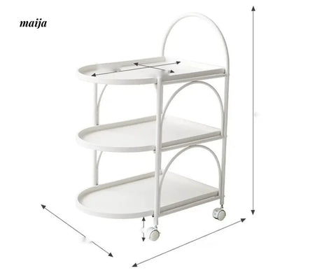LIVINGPLUS Multi-Layer Snack Storage Cart from LIVINGPLUS