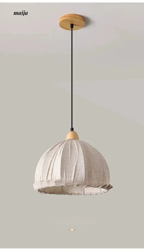 ZHONGSHAN Wabi-Sabi Linen Chandelier for Tea Room from ZHONGSHAN