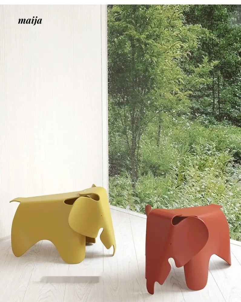 LOWERLEFT Decorative Children's Shoes Changing Stool from Lower Left