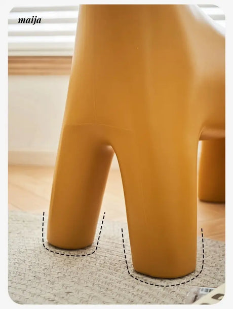 LOWERLEFT Giraffe Kids Shoe Stool from Lower Left