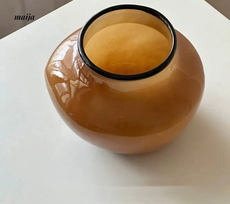GUIFOU Antique Style Glazed Vase and Tray Set from GUIFOU