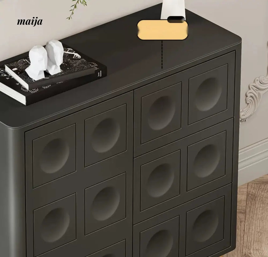 FEEL Wabi-Sabi Black Chest of Drawers from FEEL