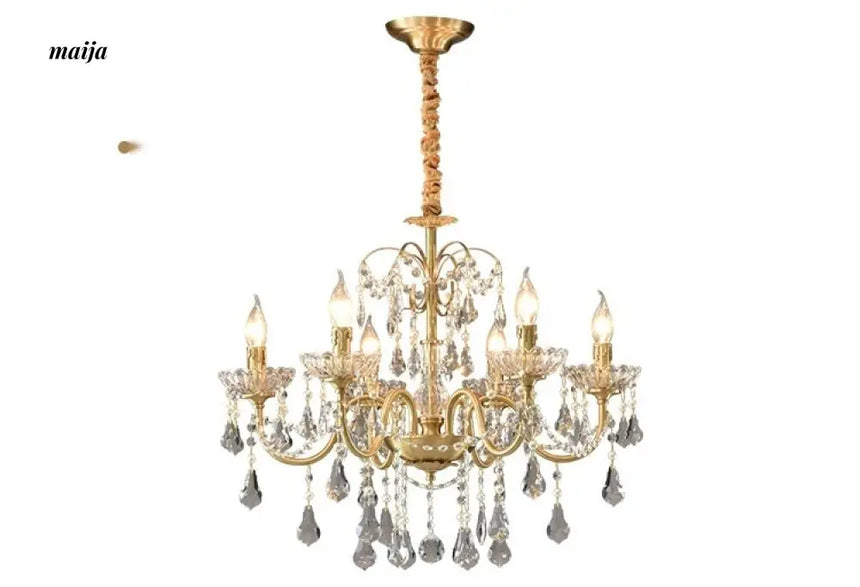 NANCY French Retro Crystal Chandelier Romantic Style from NANCY