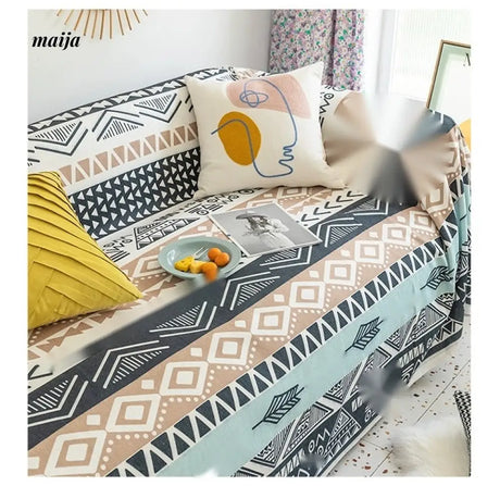 MAN YUE HOME Bermian Wind Sofa Blanket with Towel Cover from MAN YUE HOME