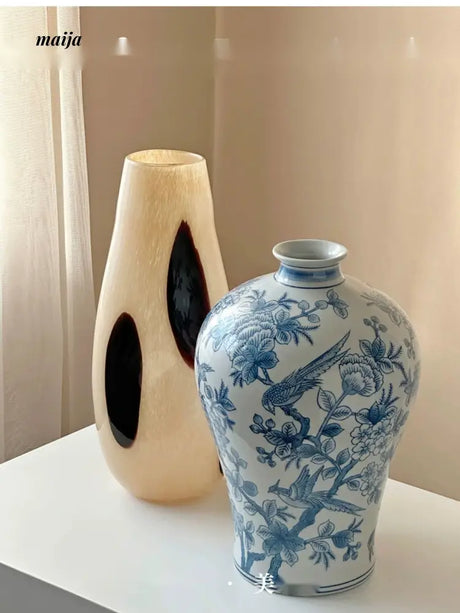 GUIFOU Glazed Line Glass Vase Set from GUIFOU