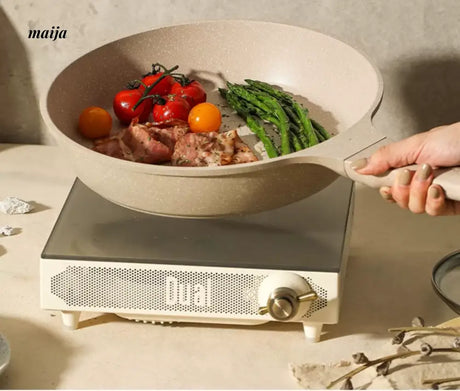 CAROTE Non-Stick Wok for Gas and Induction Cooker from CAROTE