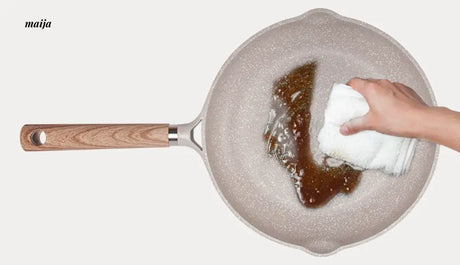 CAROTE Non-Stick Wheat Stone Frying Pot Set from CAROTE