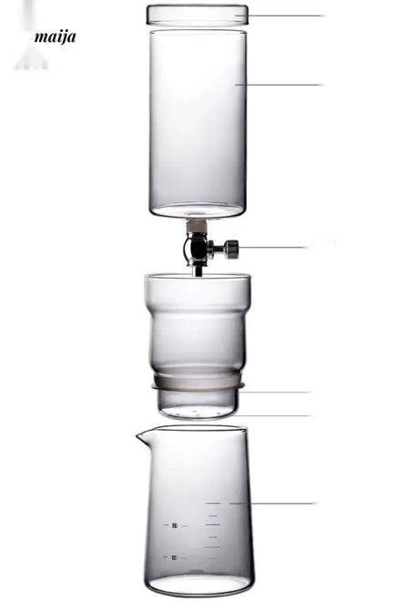 JOTO Ice Drop Coffee Pot Dripping Glass Coffee Set from JOTO
