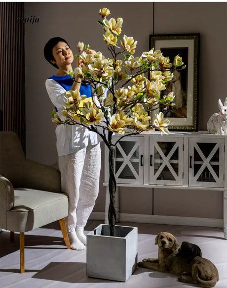 Artificial Magnolia Flower Plant from maija