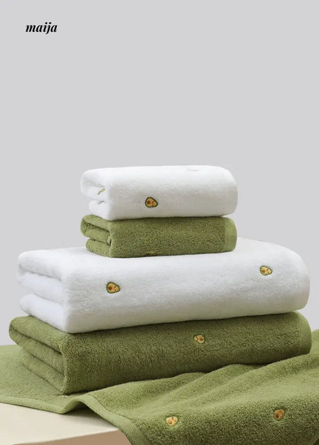 Avocado Cotton Towels from maija