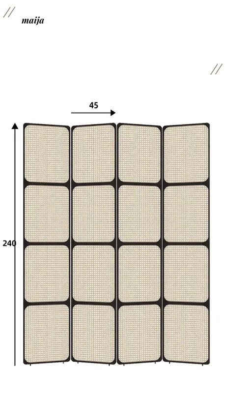HARUNO Sophie Rattan Partition Wall from maija