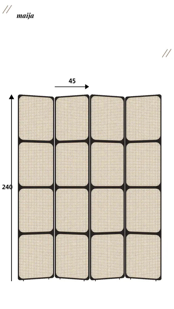 HARUNO Sophie Rattan Partition Wall from maija