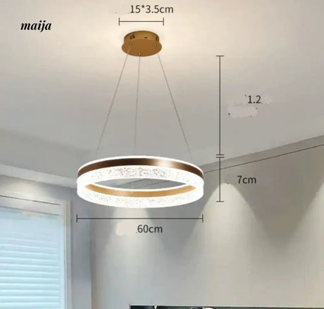 GVG Round Crystal Ceiling Chandelier from GVG
