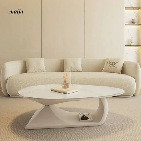 NAVI Snow Mountain Stone Top Coffee Table from NAVI