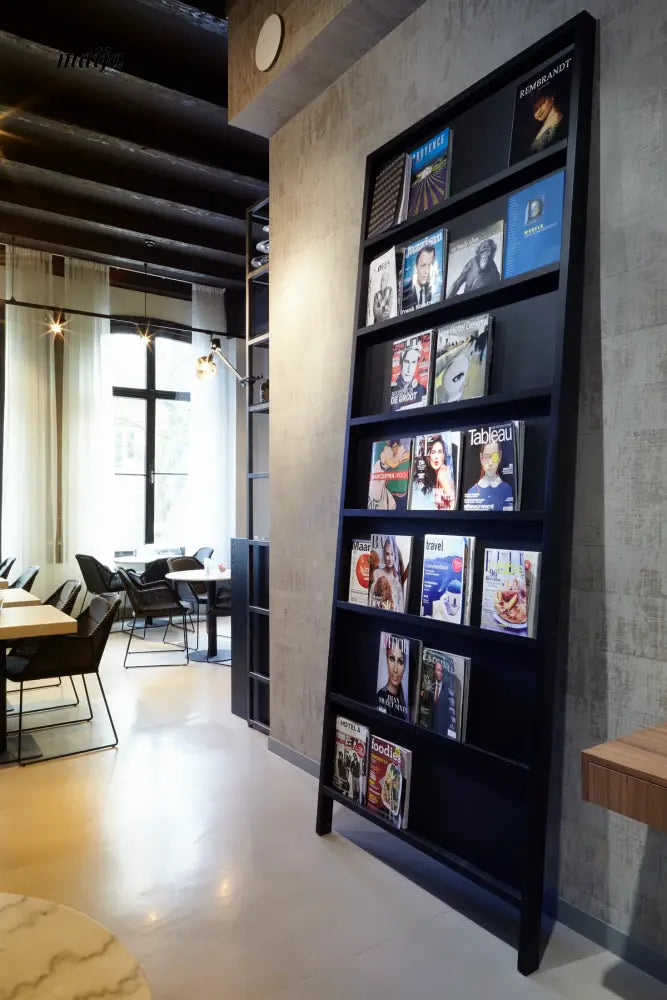 GUJI Scandinavian Modern Magazine Stand with Storage from GUJI