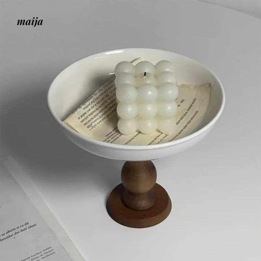 LIVETAI Coffee Cup and Plate with High Foot Set from LIVETAI