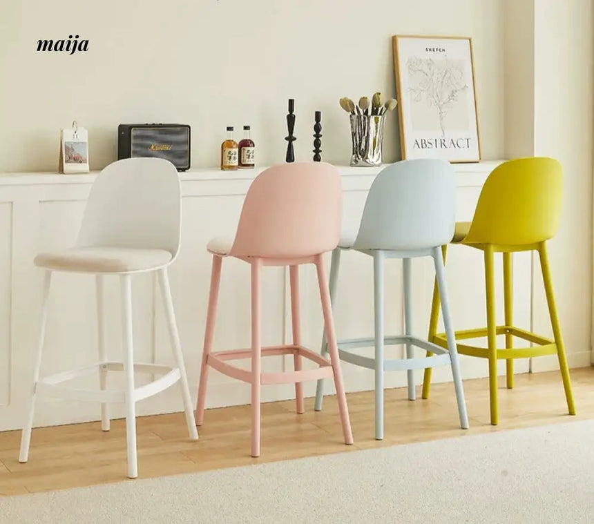 Colourful Plastic Bar Stool from BENCHAO