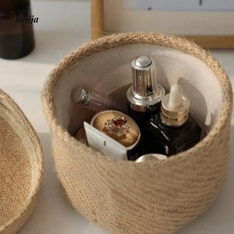 MUYE Woven Round Storage Box from MUYE