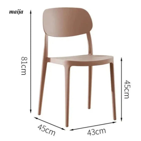 [CLEARANCE] Shania Plastic Dining Chair from Yishengtao