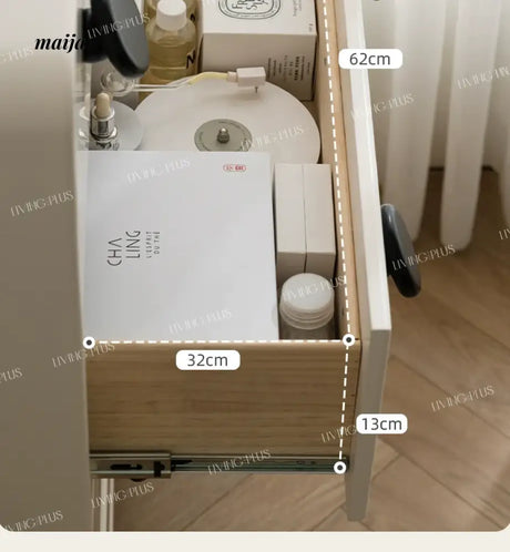 LIVINGPLUS Light Luxury Drawer Side Cabinet from LIVINGPLUS