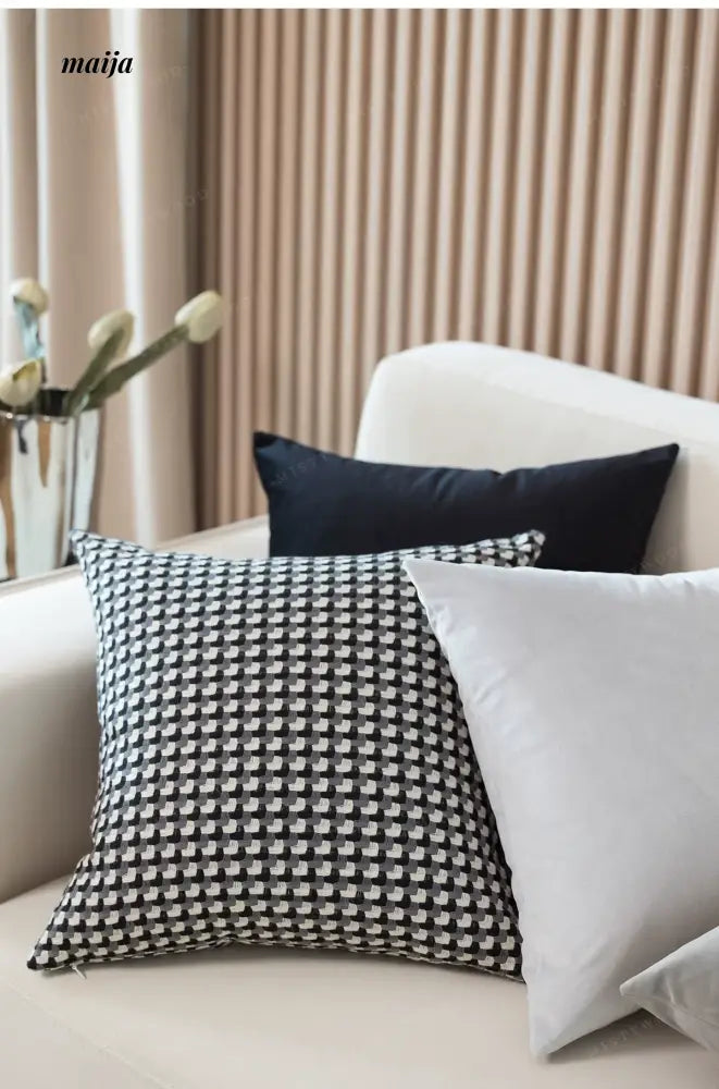 MISTYWOOD Black Velvet Cushion from maija