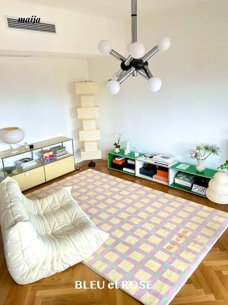 TIPTOE Fun Checkered Rug from TIPTOE