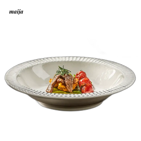 MOSE Ink-Color Straw Hat Dish from MOSE