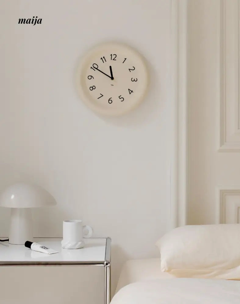 Chubby Ceramic Wall Clock from maija