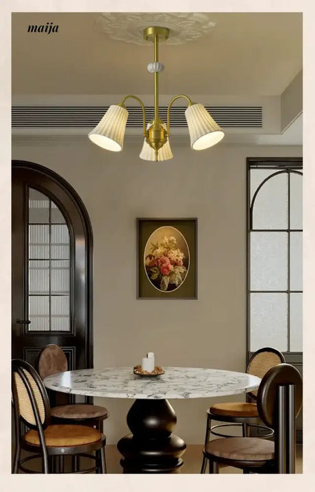 NANCY French Ceramic Chandelier American Style from NANCY