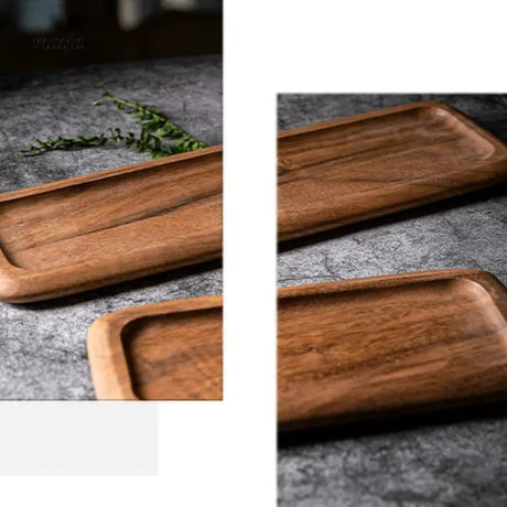 Rectangular Wooden Dessert Plate from maija
